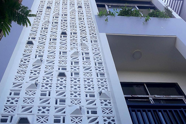 Gạch thông gió Maze 2 trắng