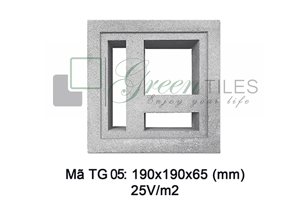 Gạch thông gió Greentiles mẫu TG-05
