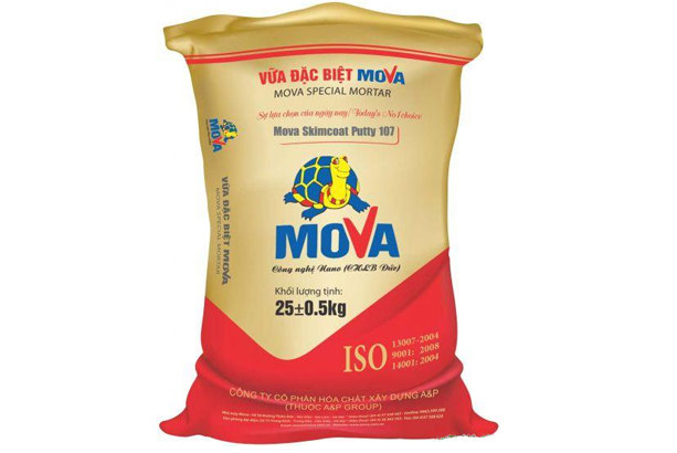 Keo vữa Mova Skimcoat Putty 107 (20kg)