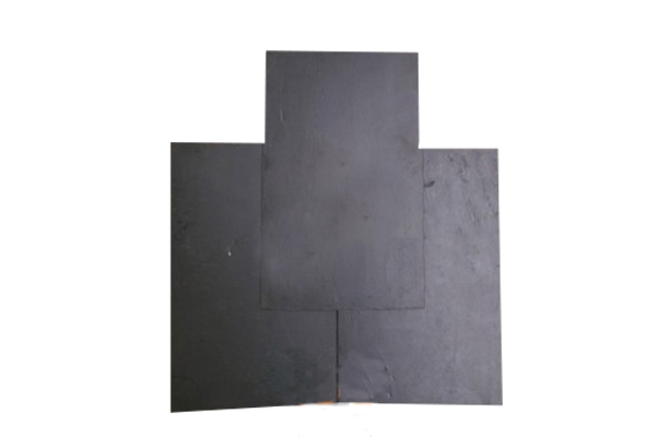 Đá slate đen Lai Châu lợp mái hình chữ nhật 20x30x(0.3-0.6)cm