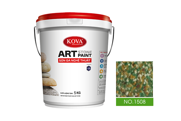 sơn giả đá kova art stone 5kg mã màu 1508