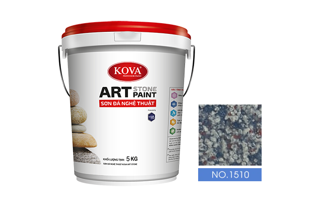 sơn giả đá kova art stone 5kg mã màu 1510