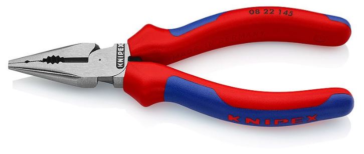 Kìm đa năng mũi thon lưỡi vắt 61 HRC dài 145mm Knipex