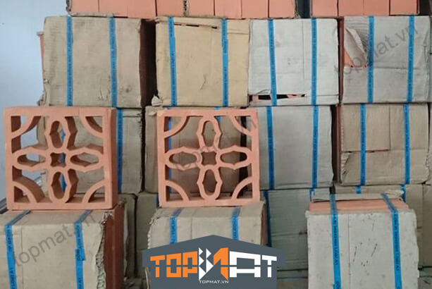 Gạch thông gió đất nung hoa phượng