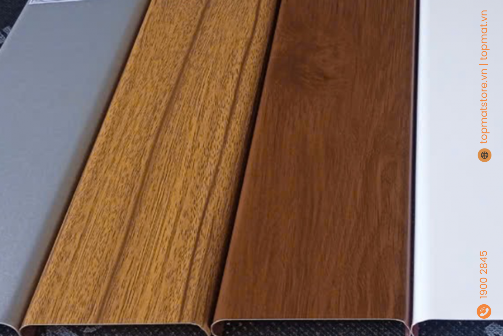 Trần nhôm giả gỗ (trần nhôm vân gỗ sống động, sắc nét)