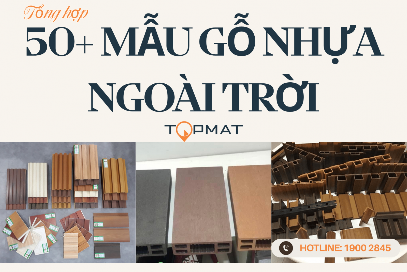 Tổng hợp các mẫu nhựa giả gỗ hot nhất hiện nay, đa dạng màu sắc, mẫu mã.