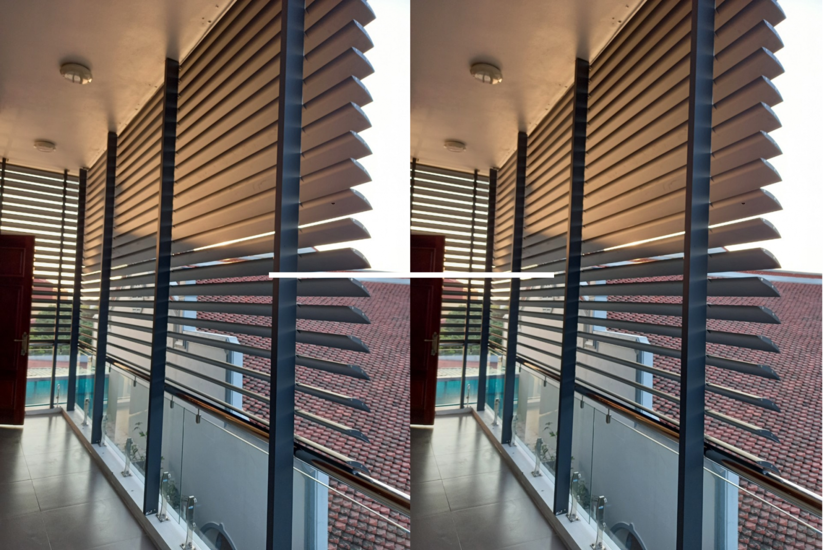 Lam nhôm giúp lấy sáng tự nhiên dịu nhẹ, tránh ánh nắng gắt trực tiếp